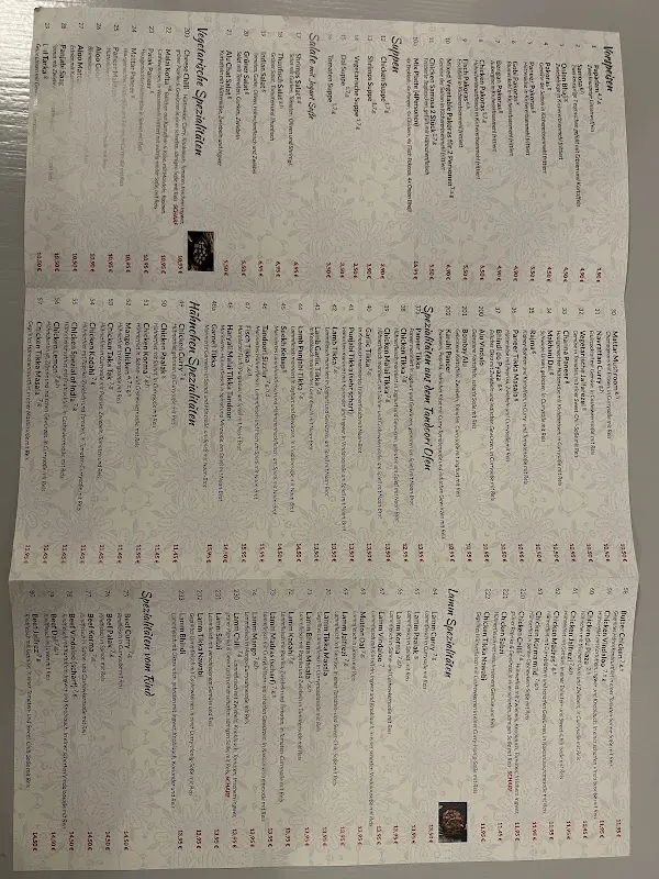 Menu_Tandoori Indian Restaurant_Laubach_immagine_2