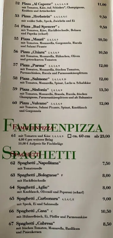 Menu_Ristorante Pizzeria Pension La Via_Herbstein_image_4