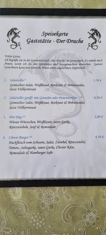 Menu_Gaststätte - Der Drache_Gerstungen_image_1