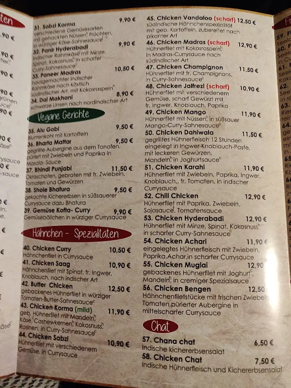 Menu_Bombay dining_Lichtenau_immagine_2