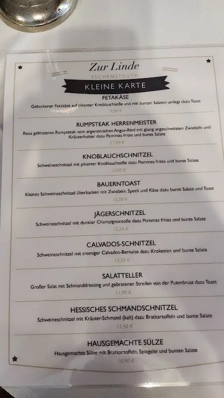 Menu_Gasthof Zur Linde - Petra Klinge_Helsa_image_1