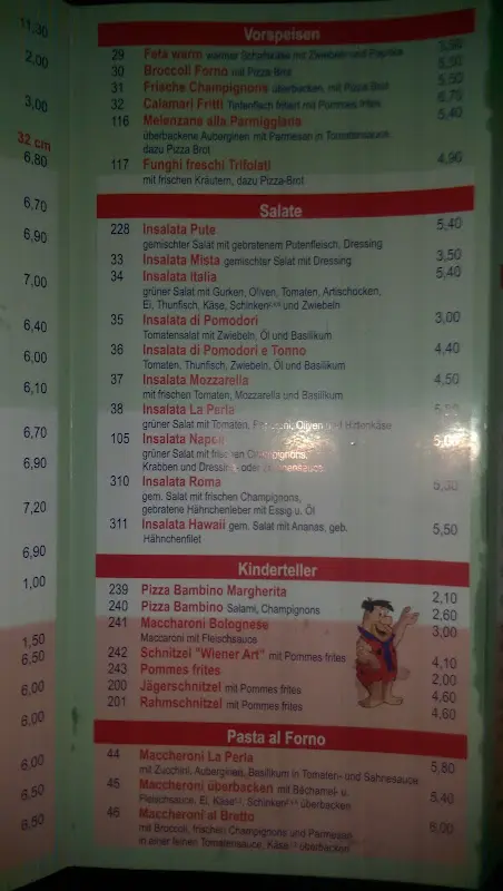 Menu_La Perla - Pizza Taxi_Lichtenau_immagine_1