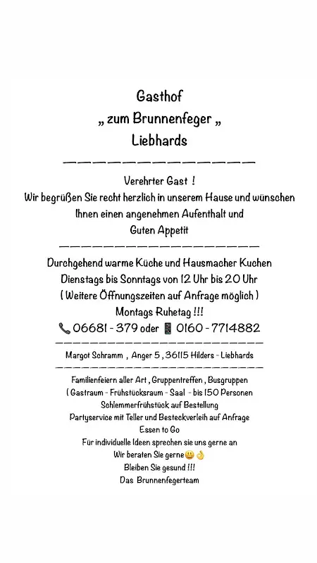 Menu_Gasthof Zum Brunnenfeger_Hilders_immagine_3