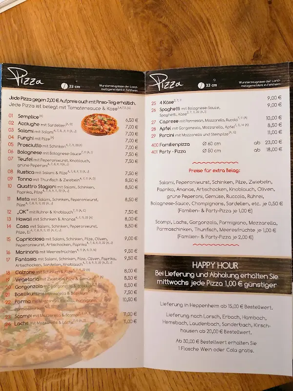 Menu_Ristorante Pizzeria OK - Bei Maria_(Bergstraße)_immagine_2