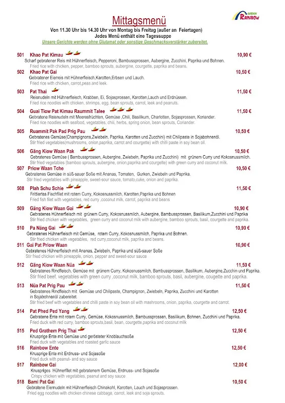Menu_Rainbow Garden Thai Restaurant_Heusenstamm_image_2