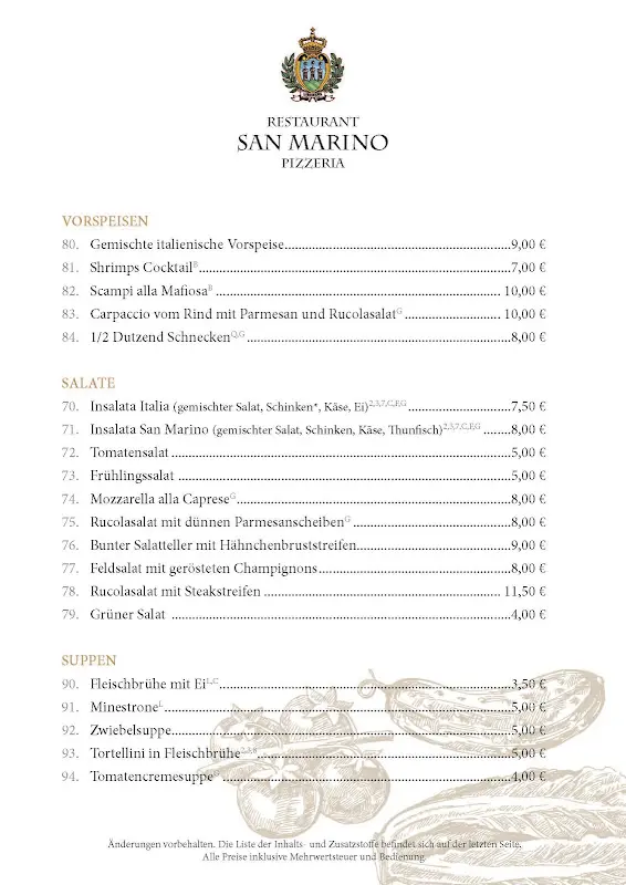 Menu_Pizzeria San Marino_Heusenstamm_image_1