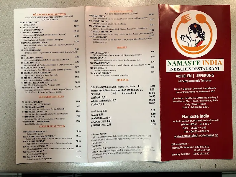 Menu_Namaste India_Odenwald_image_1