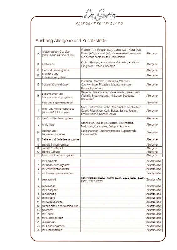 Menu_Ristorante La Grotta_Main_image_1