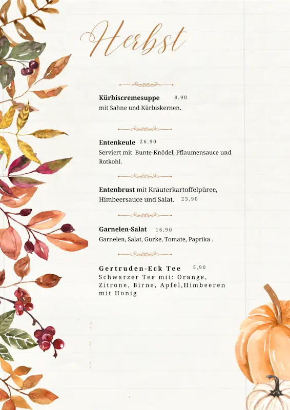 Menu_Restaurant und Pension Gertrudeneck_Bergheim_image_1