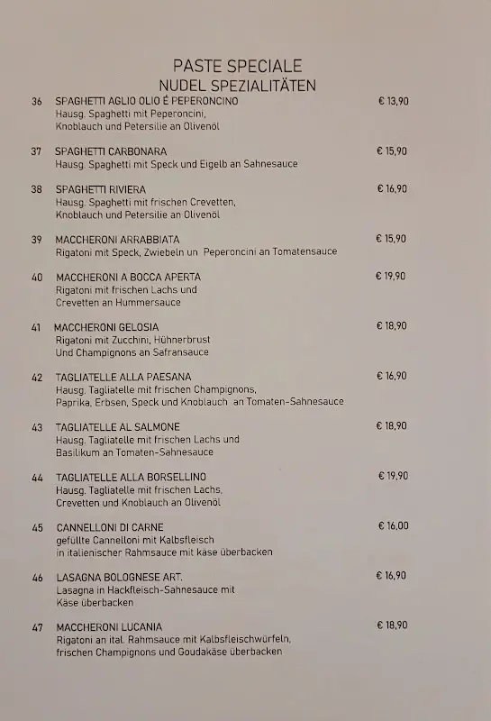 Menu_La Trattoria da Pippo am Schlenderhan_Bergheim_image_1