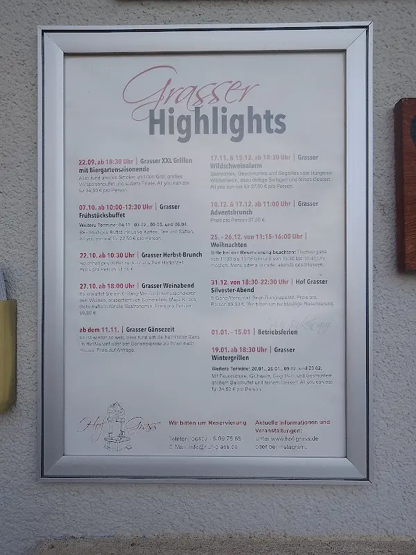 Menu_Restaurant und Biergarten Hof Grass_Hungen_immagine_2