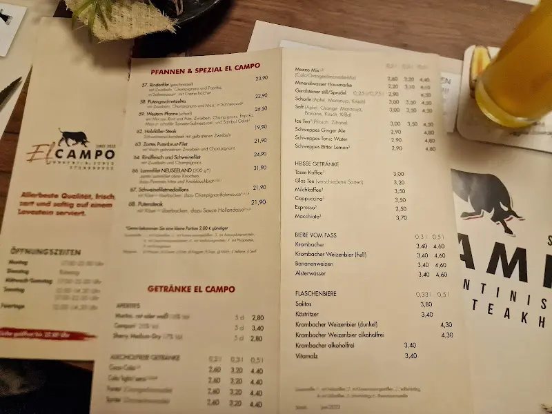 Menu_Elcampo Steakhaus in Hofgeismar_Hofgeismar_immagine_2