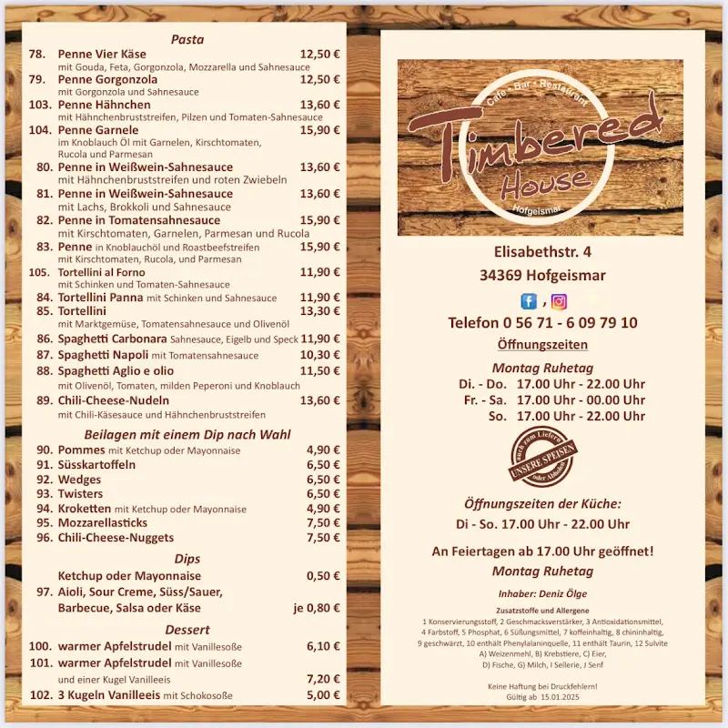 Menu_Timbered House_Hofgeismar_image_2