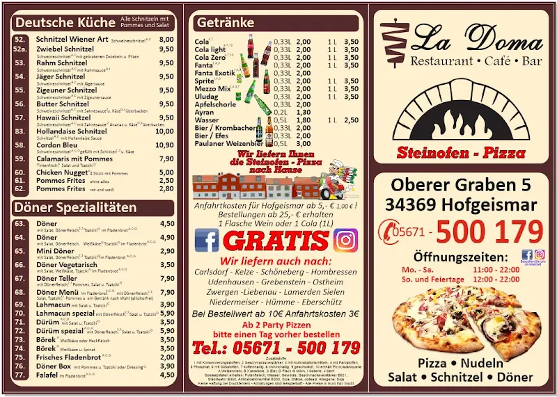 Menu_La Doma Restaurant Cafe Bar_Hofgeismar_image_1