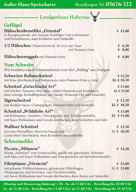 Menu_Landgasthaus Hubertus_Liebenau_image_1