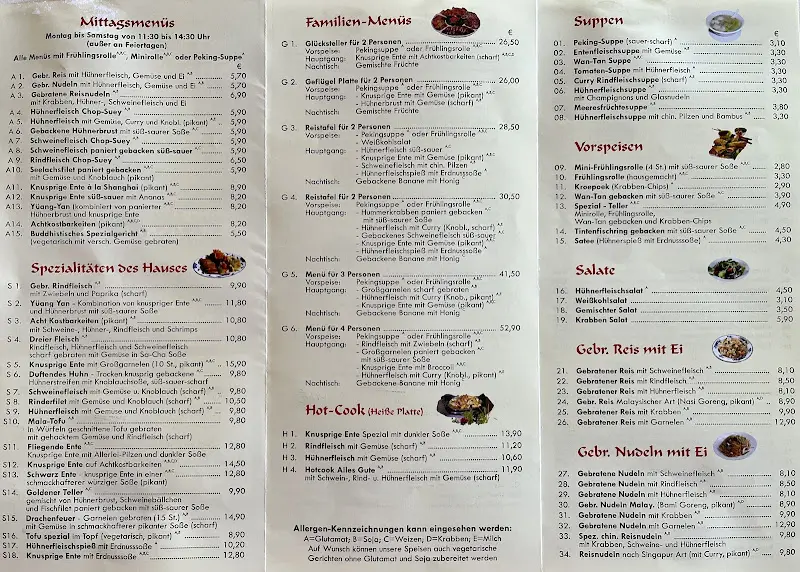 Menu_Chinese restaurant Shanghai_Hofgeismar_image_1