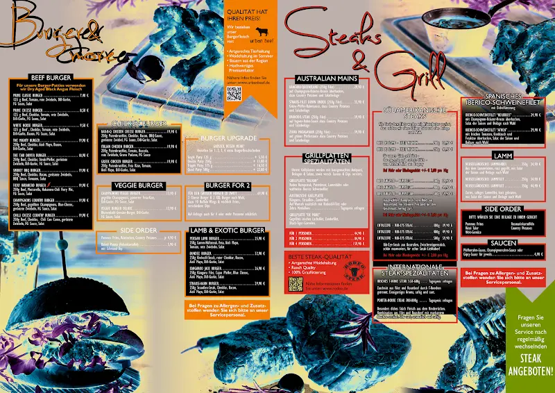 Menu_Foster's Garden - Das Steak Haus_Kassel_immagine_2