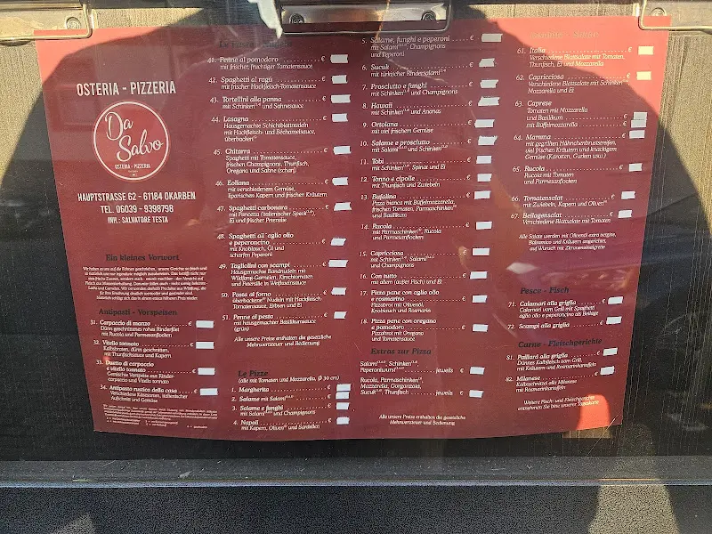 Menu_Pizzeria Osteria Da Salvo Okarben_Karben_image_1