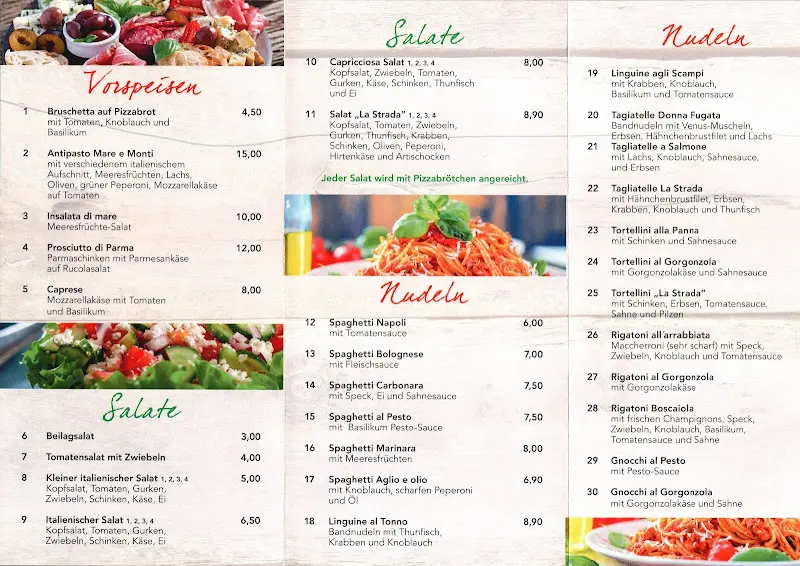 Menu_La Strada - Pizzeria_Kirtorf_image_1