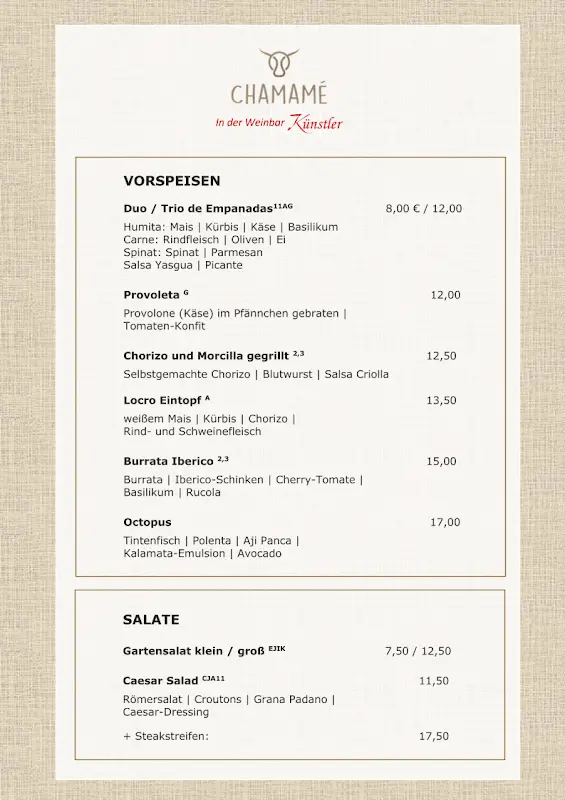 Menu_Restaurant Chamamé in der Weinbar Künstler_Rhein_image_1