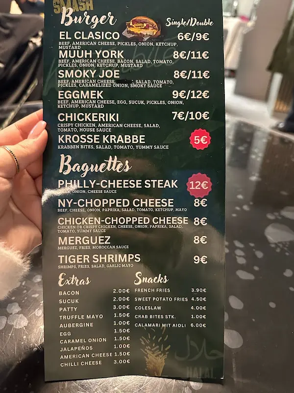 Menu_Kelsterbite Smash Burger_Kelsterbach_immagine_3