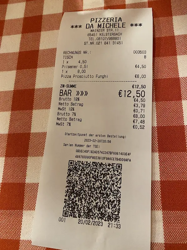 Menu_Pizzeria Da Michele_Kelsterbach_immagine_1