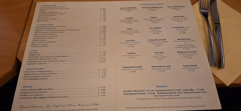 Menu_Restaurant Zum Engel Kriftel_Kriftel_immagine_1