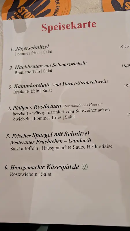 Menu_Landgasthof Zum Löwen „beim Philipp“_Linden_immagine_4