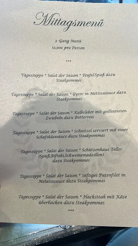 Menu_Zum Schützenhaus - Griechisches Steakhouse_Lampertheim_image_1