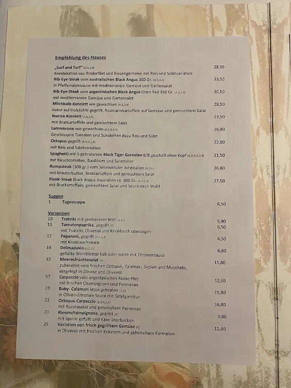 Menu_Restaurant Paradies_Lampertheim_immagine_2