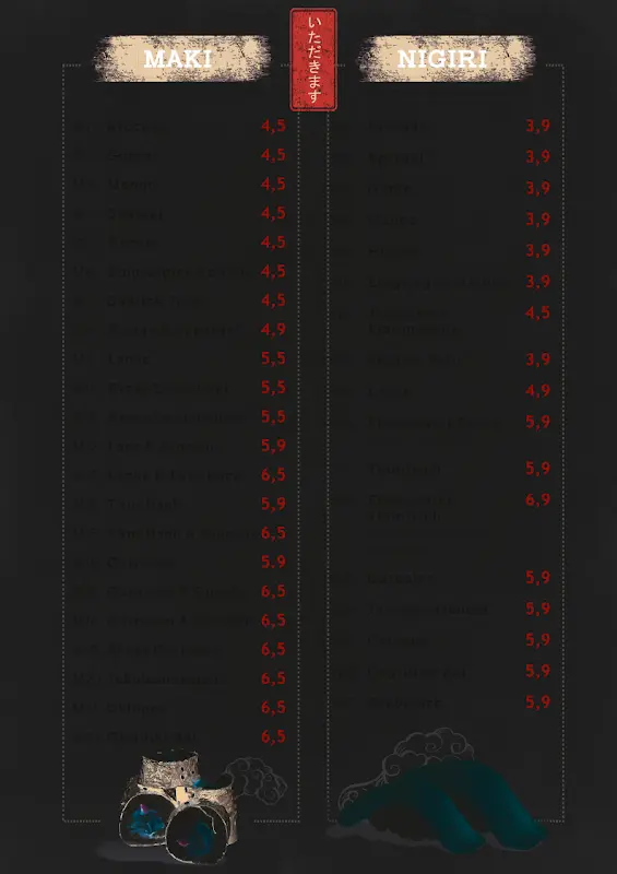 Menu_Leonardo Tokyo_Lampertheim_image_1