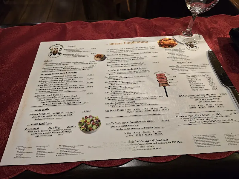 Menu_Steakhaus Zur Eule & Pension_Laubach_image_1