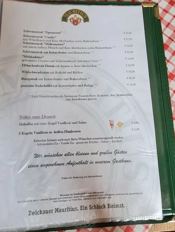 Menu_Gaststätte Zur Mühle_Leuna_image_1
