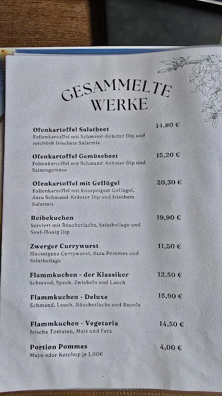 Menu_Restaurant „Zum alten Kuhstall