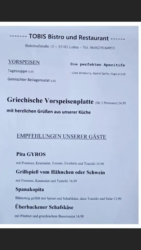 Menu_TOBIS Restaurant_Lohra_image_1