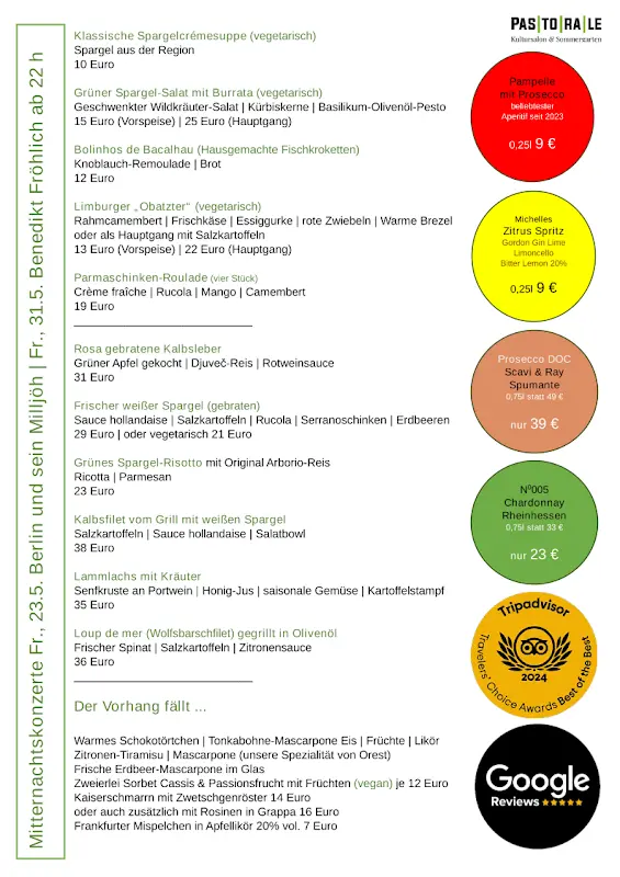 Menu_PASTORALE Kultursalon & Sommergarten Limburg_Lahn_image_1