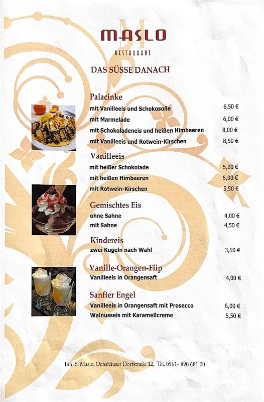 Menu_Restaurant Maslo_Lohfelden_image_2