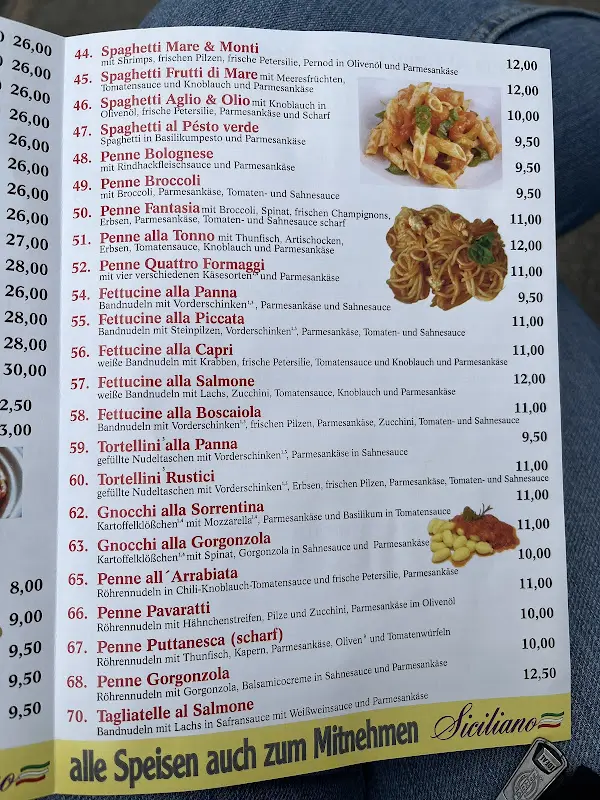 Menu_Pizzeria Siciliano_Lohfelden_immagine_1
