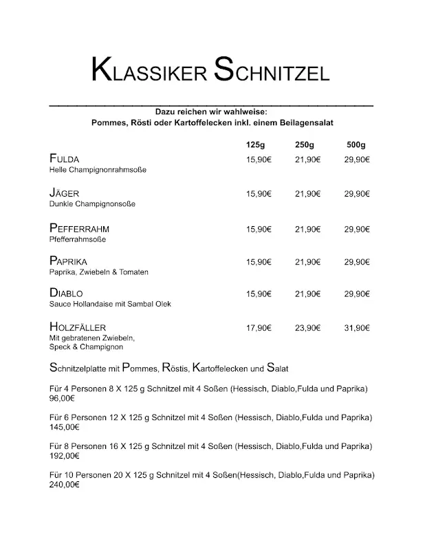 Menu_Schnitzelhaus Fulda Terrassen_Kassel_immagine_1
