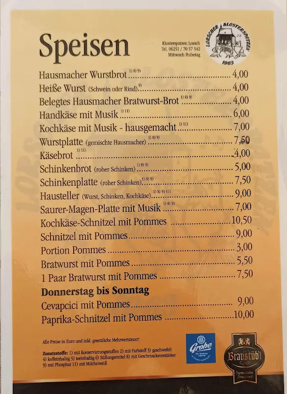 Menu_Lorscher Klosterspatzen 1963 e.V._Lorsch_image_1