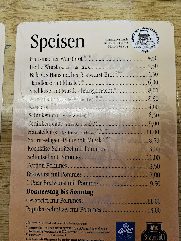 Menu_Lorscher Klosterspatzen 1963 e.V._Lorsch_image_3