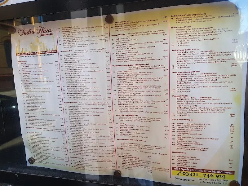Menu_India Haus_Nauen_image_4