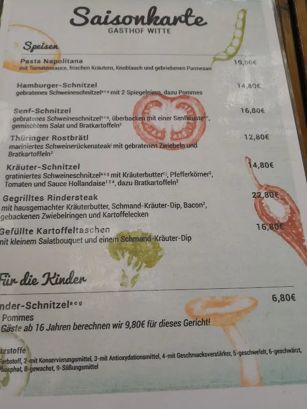Menu_Gasthof Witte_Niedergörsdorf_immagine_1