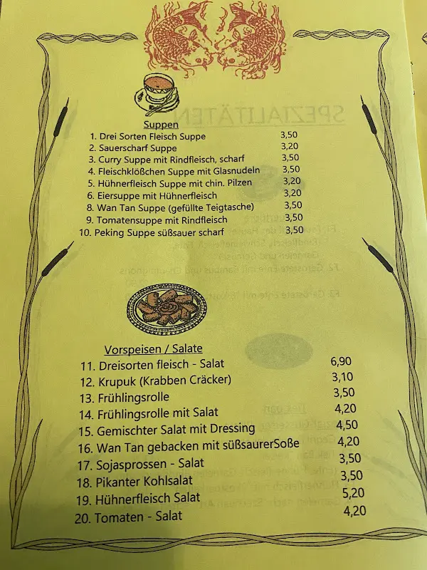 Menu_China Restaurant Hing´s_Perleberg_immagine_1