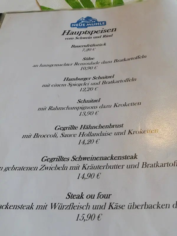 Menu_Perleberg Neue Mühle_Perleberg_immagine_2