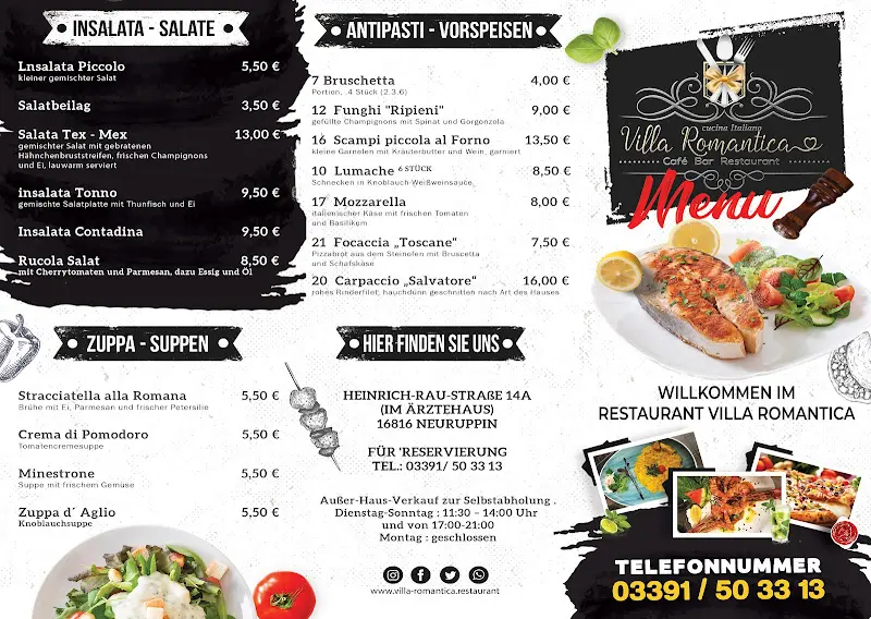 Menu_Ristorante Villa Romantica - Italienische Speisen und Lebensart_Neuruppin_image_4