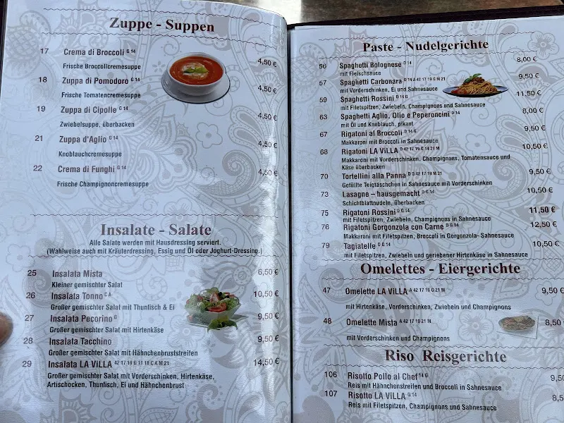 Menu_La Villa_Oranienburg_immagine_3
