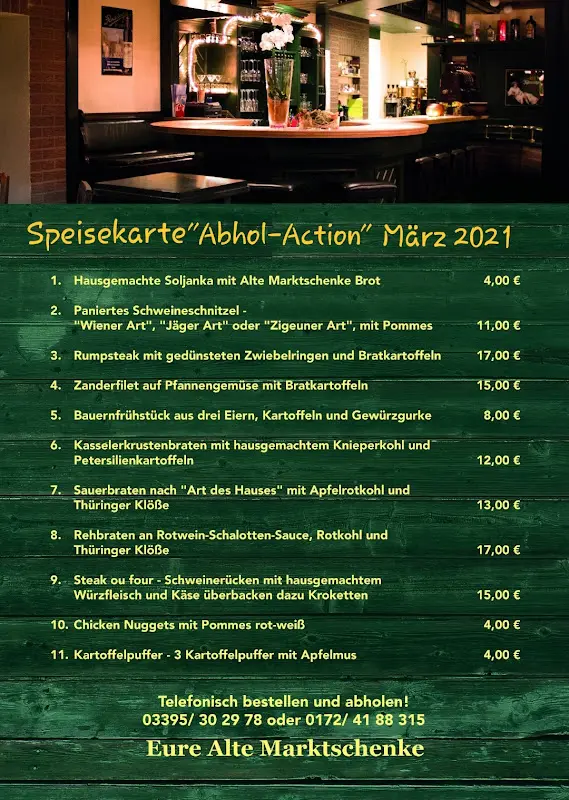 Menu_Alte Marktschenke_Pritzwalk_immagine_3