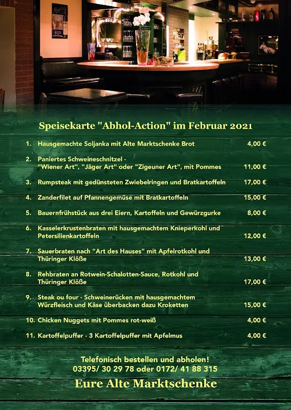 Menu_Alte Marktschenke_Pritzwalk_immagine_4