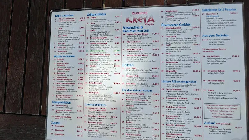 Menü_Griechisches Restaurant KRETA_Prenzlau_Bild_1